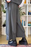 Bennie Quirky Barrel Pant Graphite Pin Stripe